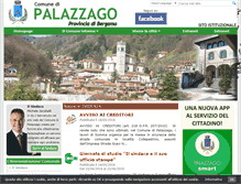 Tablet Screenshot of comune.palazzago.bg.it